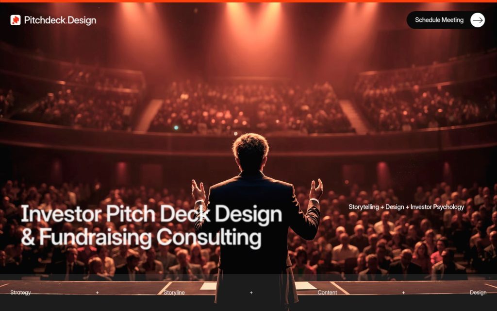The pitchdeck.design website