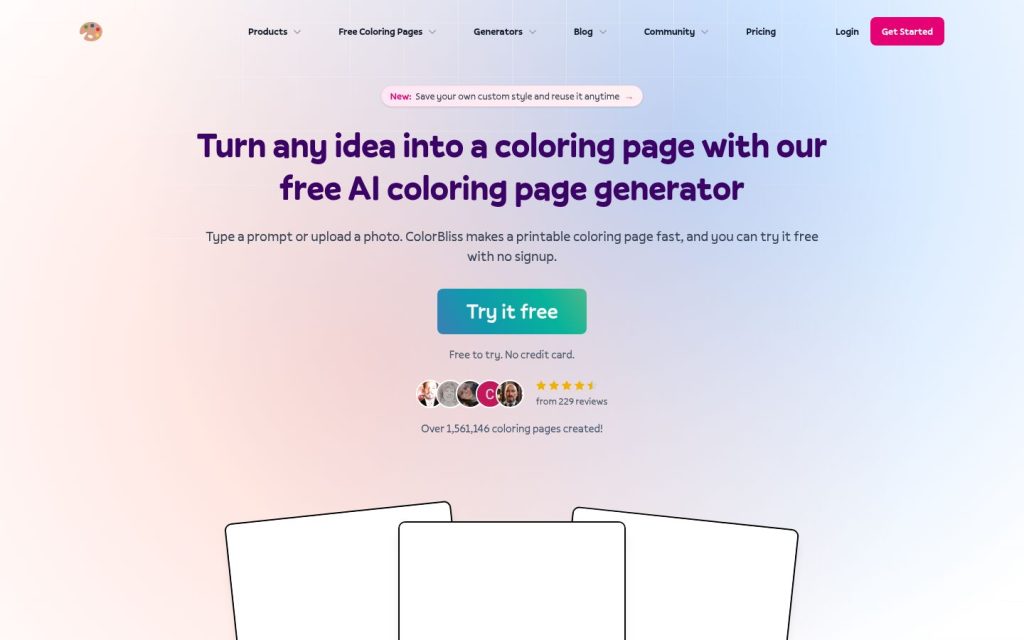 The colorbliss.art website