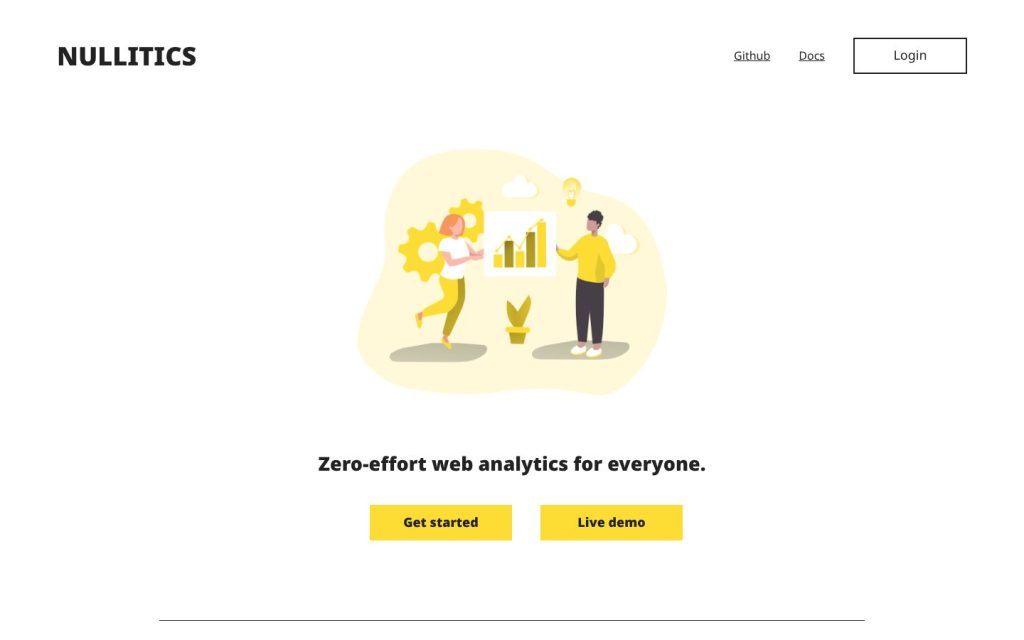 The nullitics.com website