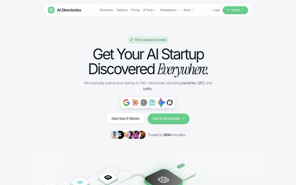 The aidirectori.es website