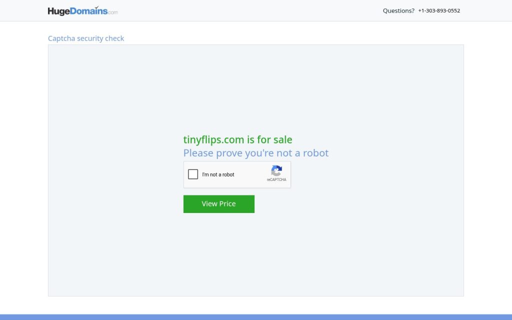 The tinyflips.com website